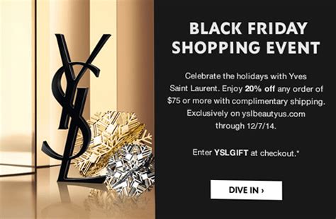 yves saint laurent black friday|ysl black friday deals.